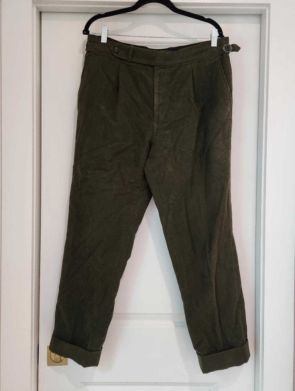 Spier & Mackay Men's Olive Green Chino Trousers